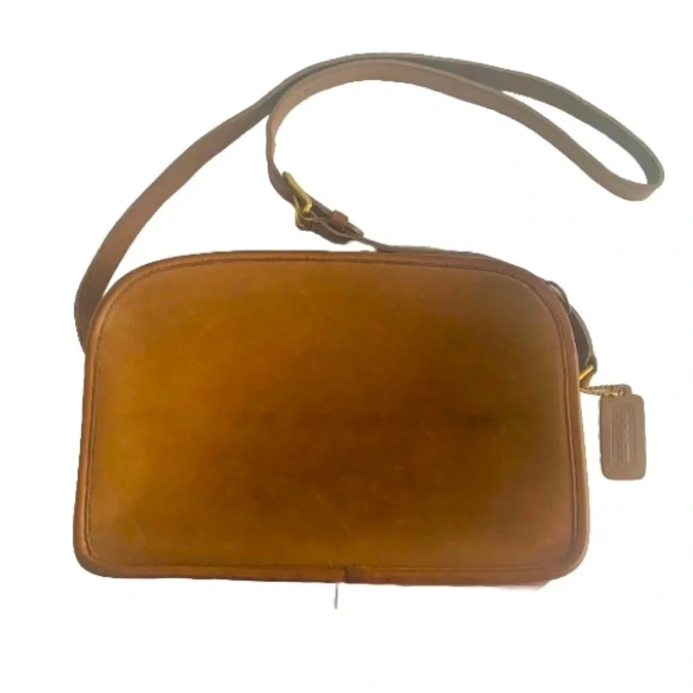 Coach Vintage Leather Brown Shoulder/Crossbody Bag 6726 Purse Y2K 90s Rare